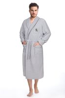 Pánský župan Dorota FR-118 Světle šedá 2XL