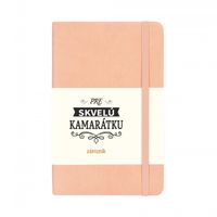 Stredný zápisník Journal - Pre skvelú kamarátku ružový ALBI