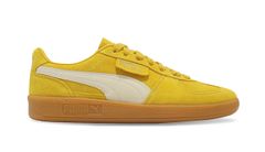 Puma Palermo Unisex - Adidași Puma - Galben - 396463-48-4 - Size: 4
