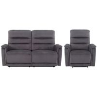 P & B SEDACÍ SESTAVA, textil, šedá