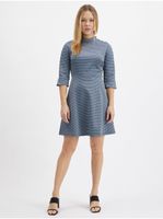 Orsay Blue Ladies Patterned Dress - Women