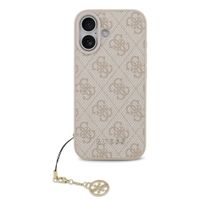 GUESS 4G CHARM Ovitek z obeskom Apple iPhone 17 PINK