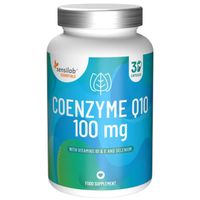 Coenzym Q10 100mg Ubiquinon bioidentisch mit Selen, Vitaminen E und B1. 100% natürlich, hergestellt durch Fermentation. Vegan. 30 Kapseln | Sensilab