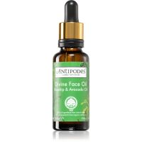 Antipodes Divine Face Oil Rosehip & Avocado Oil защитен серум против първите признаци на стареене на кожата 30 мл.