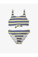 Koton Girls' Colorful Striped Swimwear