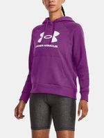 Under Armour UA Rival Fleece Big Logo Hdy Sweatshirt Lila