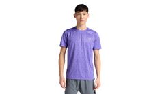 New Balance Sport Essentials Printed T-Shirt MT6116OHEPU S - Pánske - Tričko New Balance - Fialové - MT6116OHEPU - Veľkosť: M