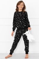 Dětské pyžamo Italian Fashion Wito - bavlna Černo-bílá 10 let