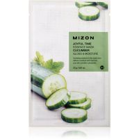 Mizon Joyful Time Cucumber plátenná maska s rozjasňujúcim a hydratačným účinkom 23 g