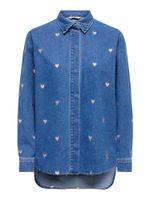ONLY Bluza 'ONLVERA'  plavi traper / prljavo roza