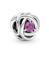 Pandora Třpytivý stříbrný korálek s kříšťálem Moments 790065C05