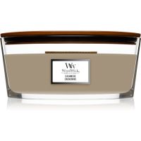 Woodwick Cashmere ароматна свещ с дървен фитил (hearthwick) 453,6 гр.