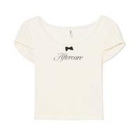 Cropp - Tiskana majica - bela