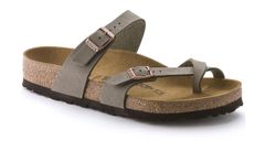 Birkenstock Mayari BF-Nubuck Stone Regular Fit Ženy - Sandály Birkenstock - Hnědá - 71071-3.5 - Size: 3.5