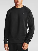 Under Armour UA Rival Fleece Crew-BLK Sweatshirt Schwarz