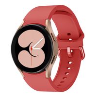 SILIKONSKI pašček Samsung Galaxy Watch 4 (40 / 44 mm) 4 Classic (42 / 46 mm) svetlo rdeč