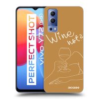 Silikónový čierny obal pre Vivo Y72 5G - Wine not