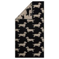 Cawoe OSUŠKA DO SPRCHY, 80/150 cm, černá, béžová