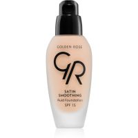 Golden Rose Satin Smoothing długotrwały podkład w płynie SPF 15 odcień 27 34 ml