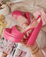 Resti Czółenka damskie na wysokim słupku Tebate