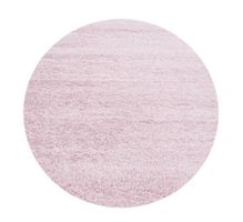Kusový koberec Life Shaggy 1500 pink kruh 200x200 cm