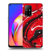 Silikónový prehľadný obal pre OPPO A94 5G - Red black