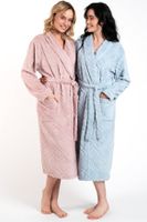 Dámský župan Italian Fashion Morena - dlouhý Světle modrá XL