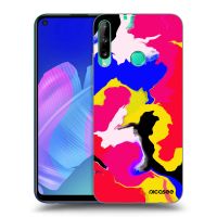 Silikónový prehľadný obal pre Huawei P40 Lite E - Watercolor