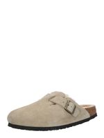 BIRKENSTOCK Natikače s potpeticom 'Boston Leve'  taupe siva