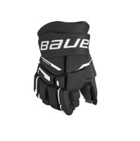 Rukavice Bauer Supreme M3 S23 JR, Junior,  čierna-biela, 10"