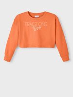 name it Vanita Sweatshirt Kinder Orange