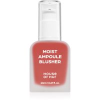 House of Hur Moist Ampoule Blusher течен руж цвят 05 Peach Coral 20 мл.