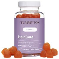 Hair Care - Haar Gummibärchen mit 6000 mcg Biotin. Erste Ergebnisse in 30 Tagen! 60 Gummibärchen für 60 Tage | TummyTox