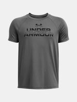 Under Armour UA Tech Split Wordmark SS Majica siva