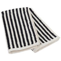 Dieter Knoll SADA RUČNÍKŮ PRO HOSTY, 30/50 cm, černá, ecru