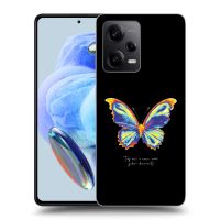 Silikónový čierny obal pre Xiaomi Redmi Note 12 Pro 5G - Diamanty Black