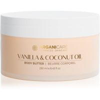 Arganicare Body Butter Vanilla & Coconut Oil maslo za telo s kokosovim oljem 250 ml