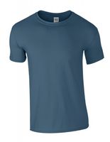Měkčené tričko Gildan SoftStyle s krátkým rukávem 150g/m Barva: modrá indigo, Velikost: XXL G64000