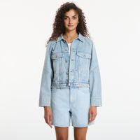 Μπουφάν Calvin Klein Jeans Branded Boxy Denim Jacket Fresh Water L