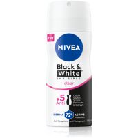 NIVEA Invisible Black & White Clear antiperspirant v spreji pre ženy 100 ml