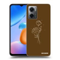 ULTIMATE CASE pro Xiaomi Redmi 10 5G - Brown flowers