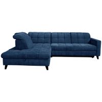 Xora ROHOVÁ SEDACIA SÚPRAVA, textil, modrá