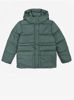 Green Girls Quilted Winter Jacket with Detachable Hood Tom Tailor - Girls