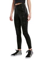 Damenhose URBAN CLASSICS - Kunstlederhose in Washed Optik S