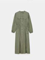 Mohito - Midipikkuses puuvillane särkkleit - khaki