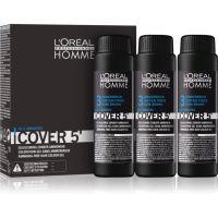 L’Oréal Professionnel Homme Cover 5' тонуюча фарба для волосся відтінок 3 Dark Brown 3x50 мл