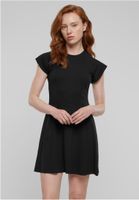 Women's Skater Rib Dress - Black