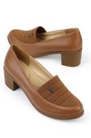 Capone Outfitters Capone Chunky Heel Tan Women's Shoes