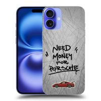 Silikónový čierny obal pre Apple iPhone 16 Plus - Grey Drift