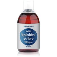 Allnature Koloidní stříbro Ag200 50 ppm nyugtató tisztító tonik 500 ml